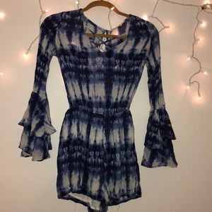 Blue Hollister romper